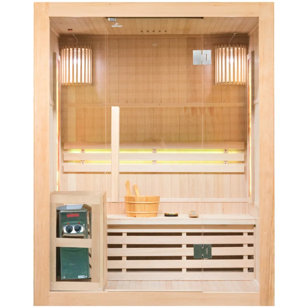 Finnische Sauna Nordum Solea 3-Personen natur 5 Finnische Sauna Nordum Solea 3-Personen natur – Bild 5