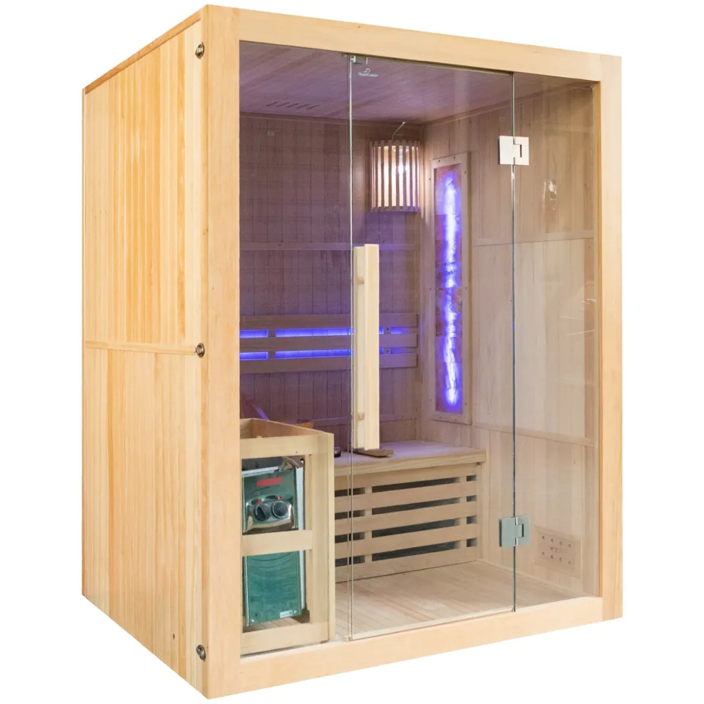 Finnische Sauna Nordum Solea 3-Personen natur 6 Finnische Sauna Nordum Solea 3-Personen natur – Bild 6