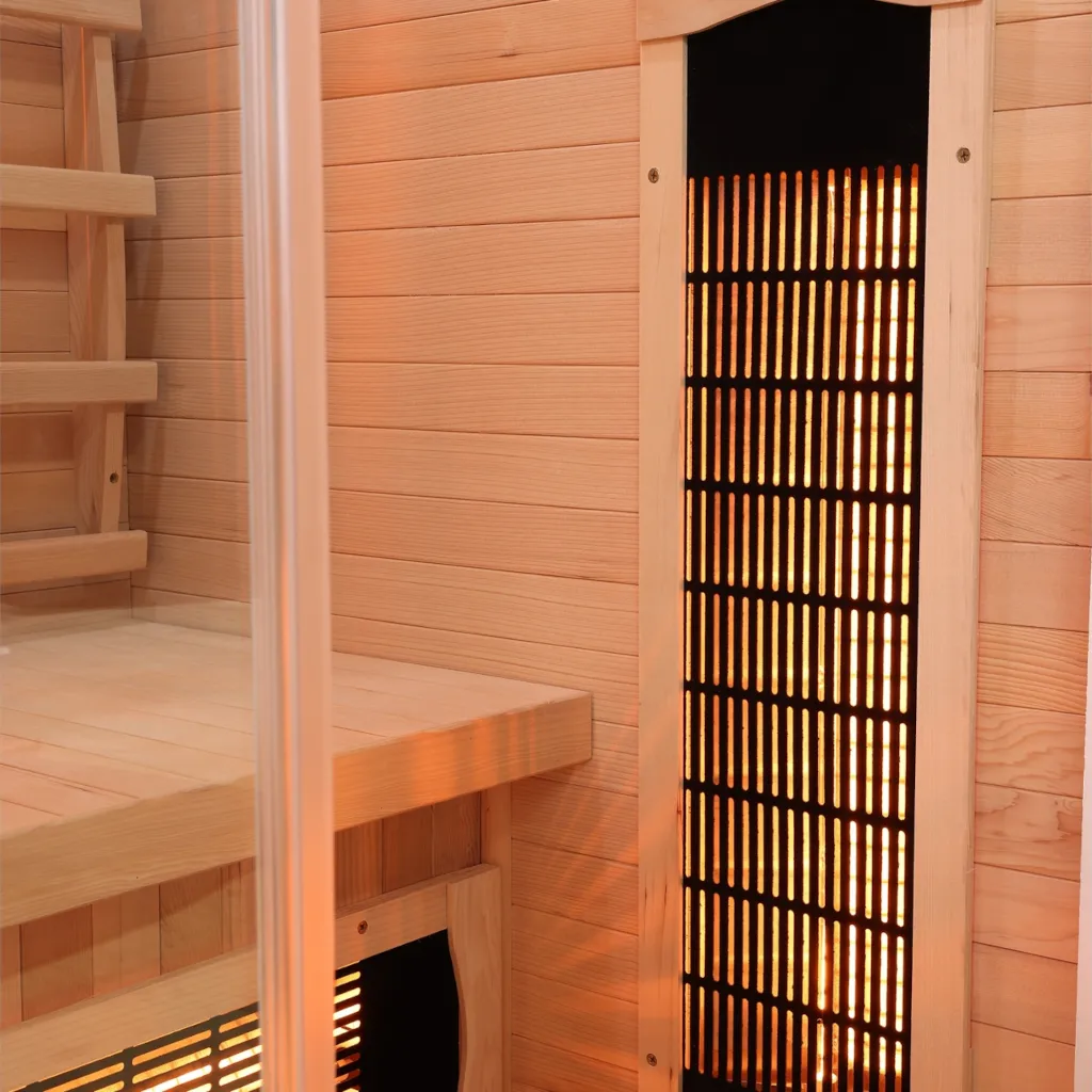 Infrarotsauna Nordum Basic 1-Personen Weiß 6 Infrarotsauna Nordum Basic 1-Personen Weiß – Bild 6