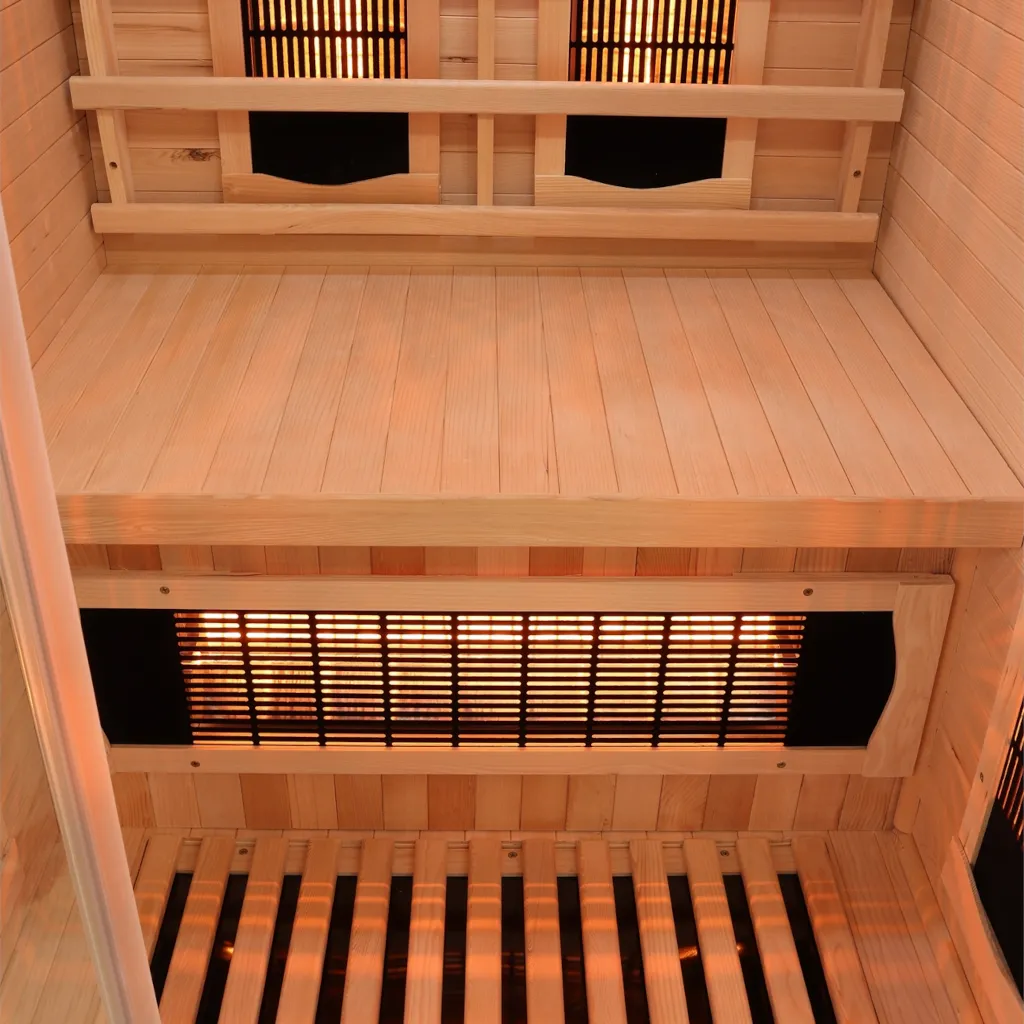 Infrarotsauna Nordum Basic 1-Personen Weiß 7 Infrarotsauna Nordum Basic 1-Personen Weiß – Bild 7