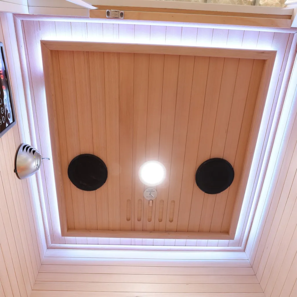 Infrarotsauna Nordum Basic 1-Personen Weiß 9 Infrarotsauna Nordum Basic 1-Personen Weiß – Bild 9