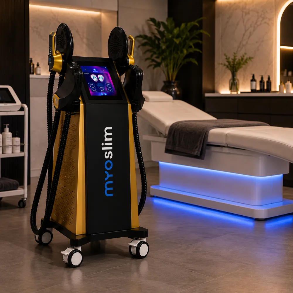 EMS MYOSLIM 6500W EMS Gerät 15 Tesla 4 Applikatoren Körperformung 2 EMS MYOSLIM 6500W EMS Gerät 15 Tesla 4 Applikatoren Körperformung – Bild 2