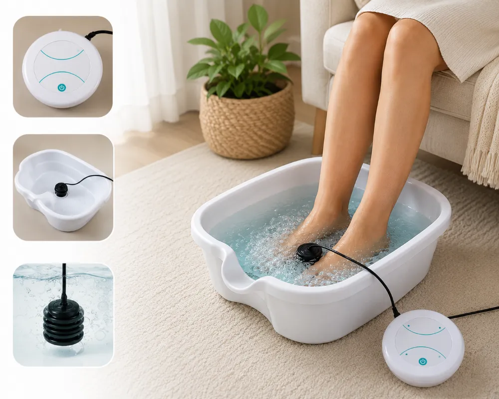 IONISCHES FUSSBAD SPA FUSSMASSAGE FUSSBAD RELAX WANNE SET IONISIERUNG 2 IONISCHES FUSSBAD SPA FUSSMASSAGE FUSSBAD RELAX WANNE SET IONISIERUNG – Bild 2