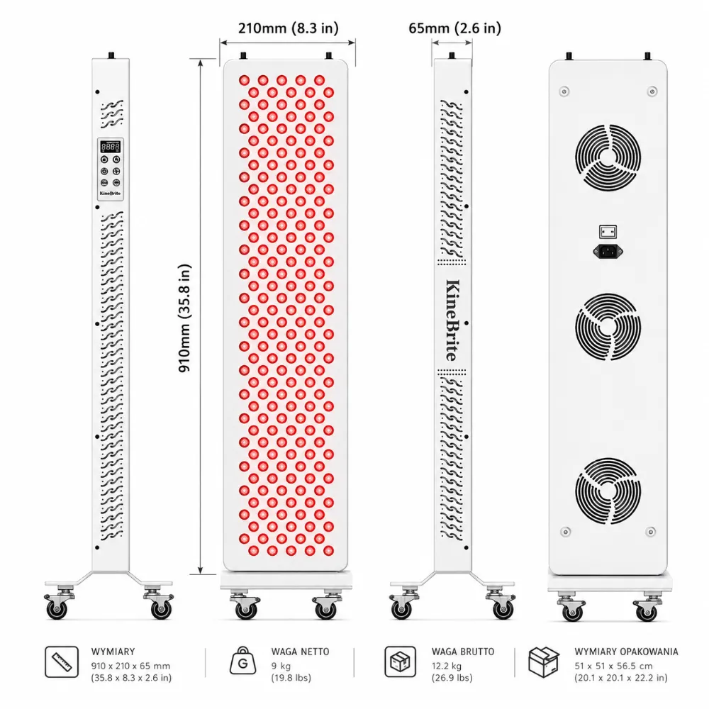 Professionelles LED Lichtpanel Beauty 7 Wellenlängen 200 LEDs Hautpflege Gesicht Körper SPA 2 Professionelles LED Lichtpanel Beauty 7 Wellenlängen 200 LEDs Hautpflege Gesicht Körper SPA – Bild 2