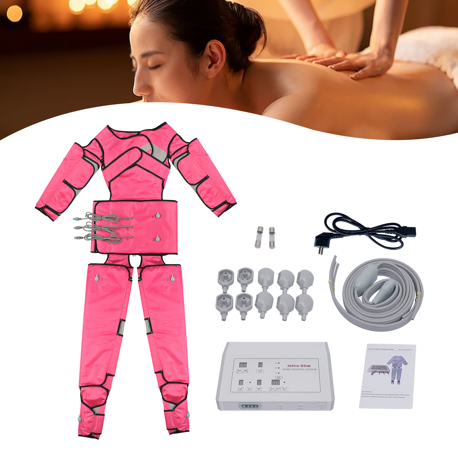 Druckmassage Anzug Relax | Professioneller Kompressionsmassage-Anzug für Beauty, Wellness & Zuhause 2 Druckmassage Anzug Relax | Professioneller Kompressionsmassage-Anzug für Beauty, Wellness & Zuhause – Bild 2